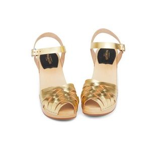 ISO Swedish Hasbeens Sky High Braided or Ballroom in Antique Gold in US 7